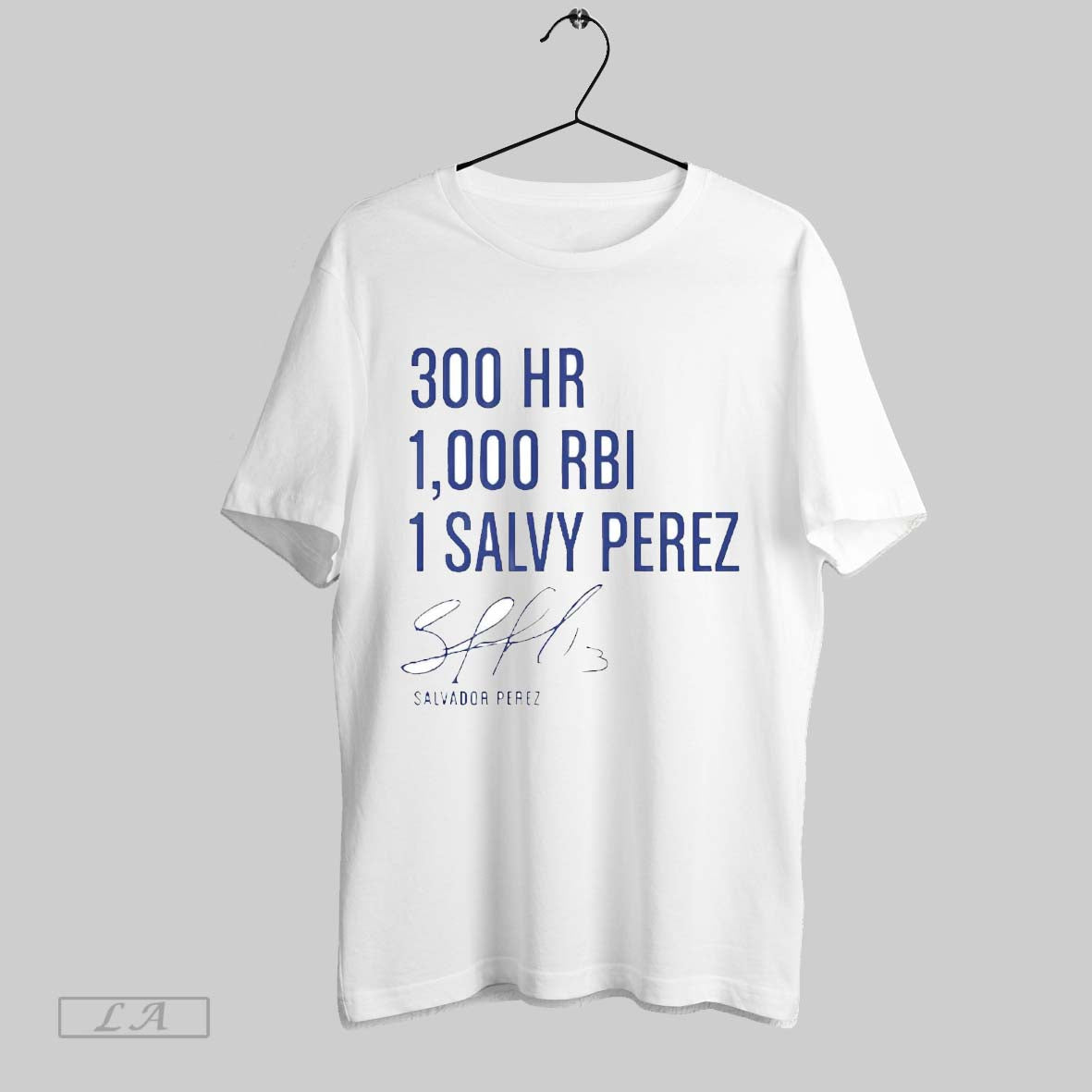 Original Salvador Perez 300 Homers 1000 Rbi 1 Salvy Perez