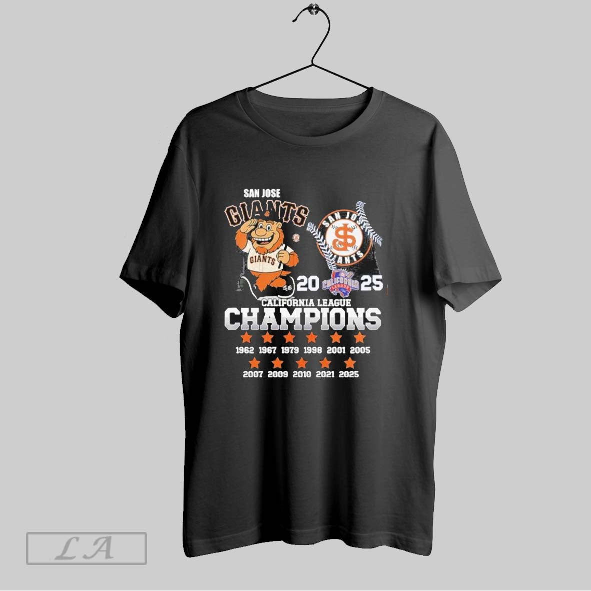 Original San Jose Giants 2025 California League Champions