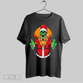 Original Scary Santa Skull Creepy Christmas Halloween Santa Moon