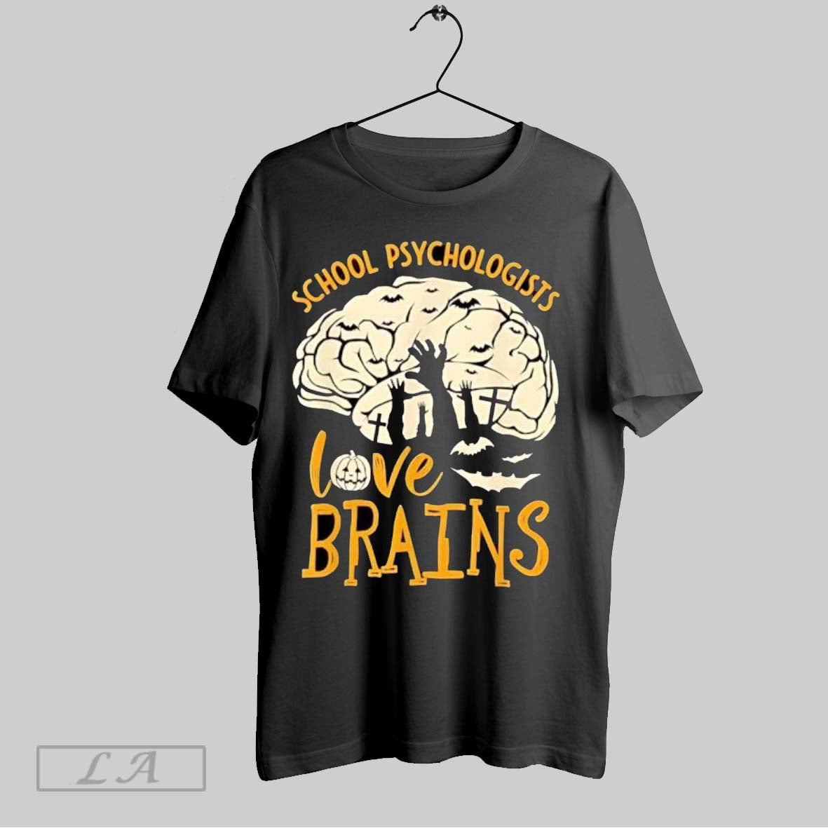 Original School Psychologists Love Brains Halloween