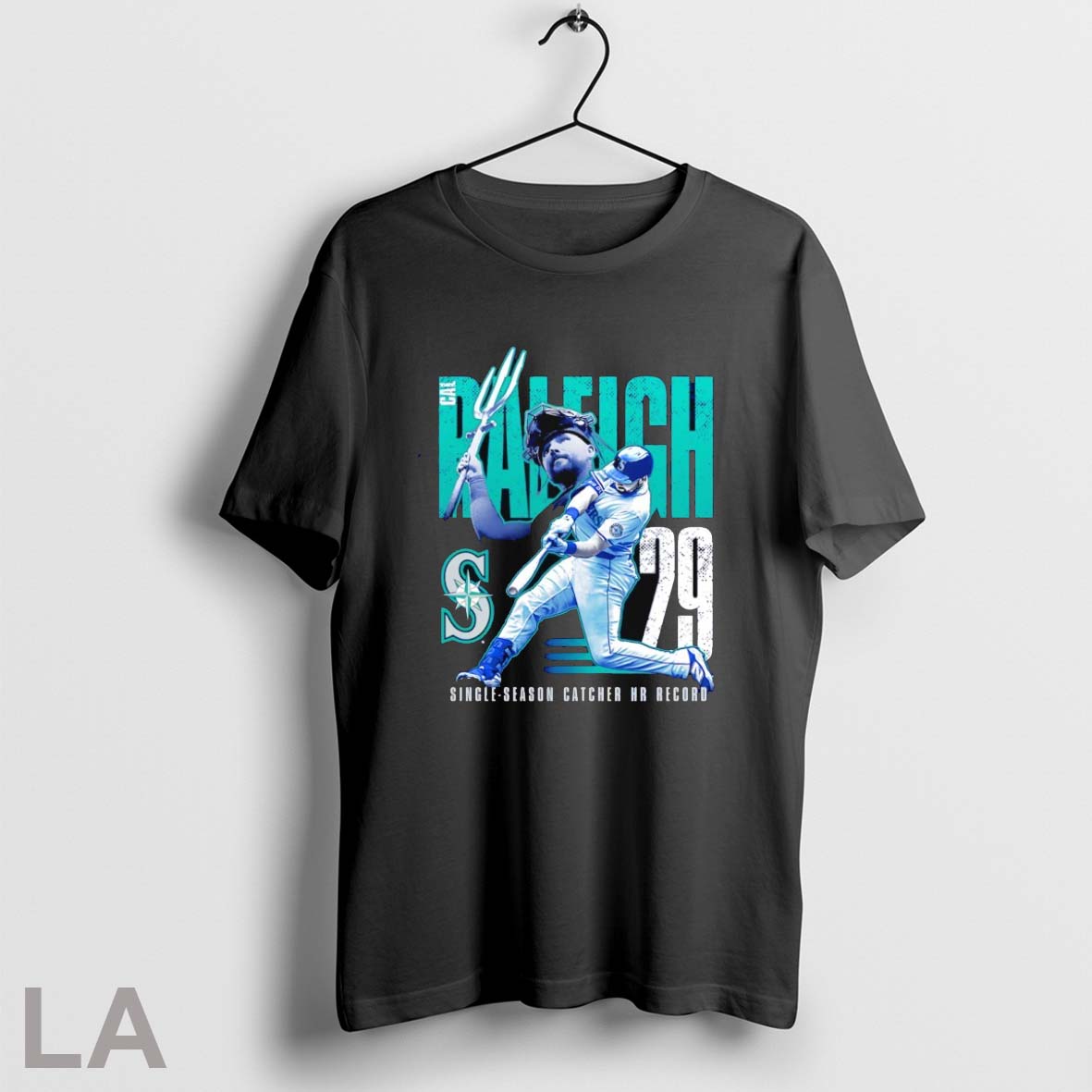 Original Seattle Mariners Cal Raleigh Single Season Catcher Home Run Record