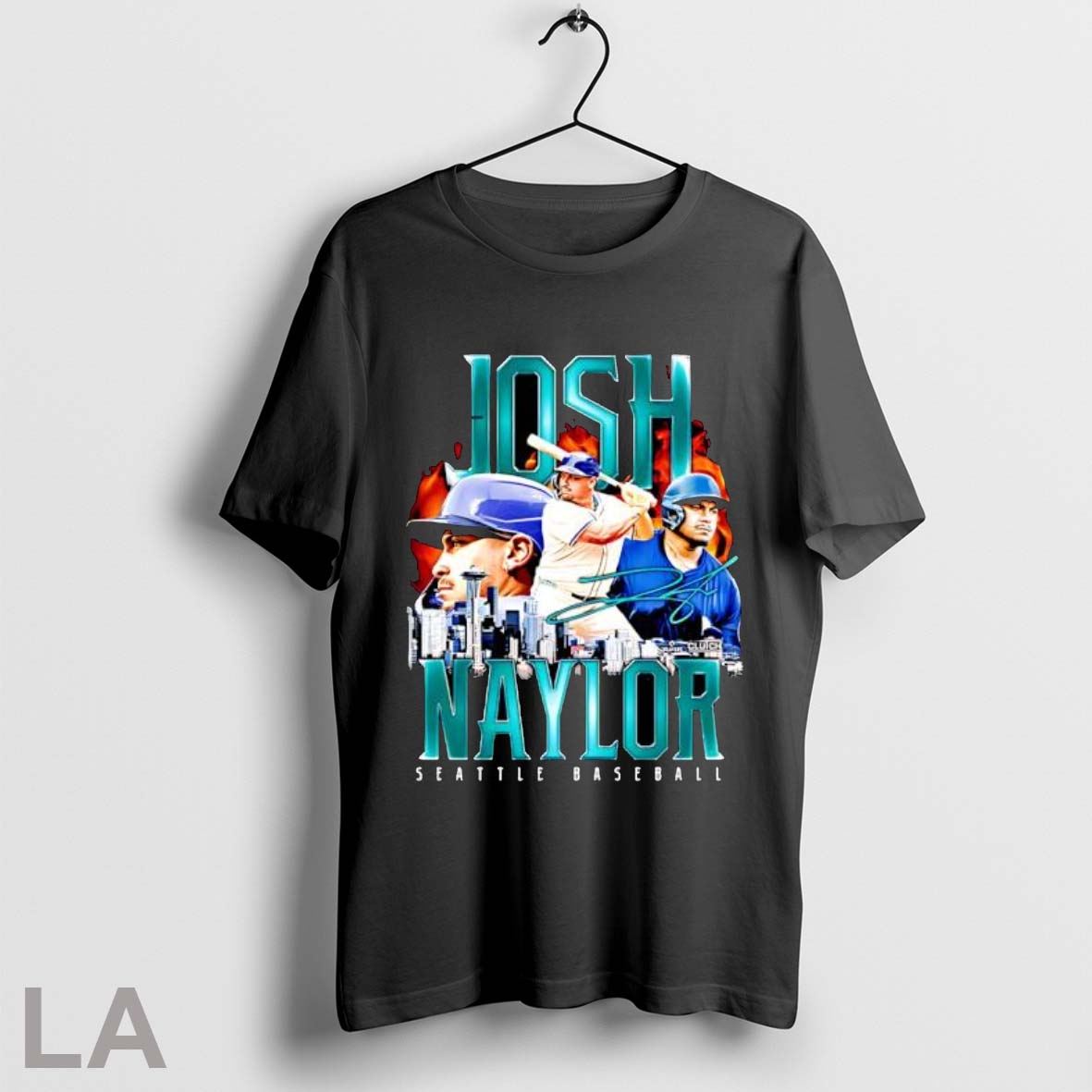 Original Seattle Mariners Josh Naylor Hes Big Hes Slow T Shirt