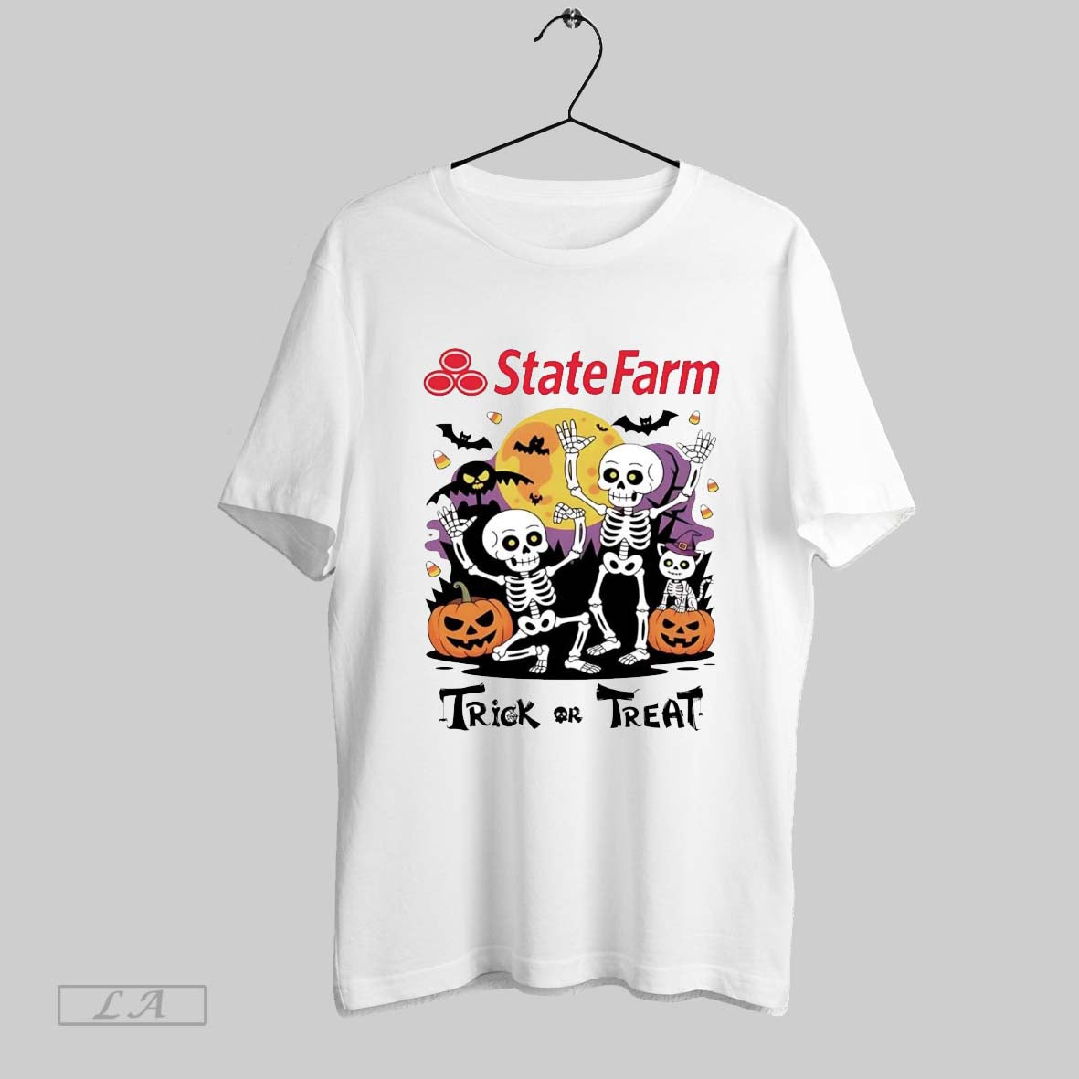 Original Skeleton State Farm Trick Or Treat Halloween