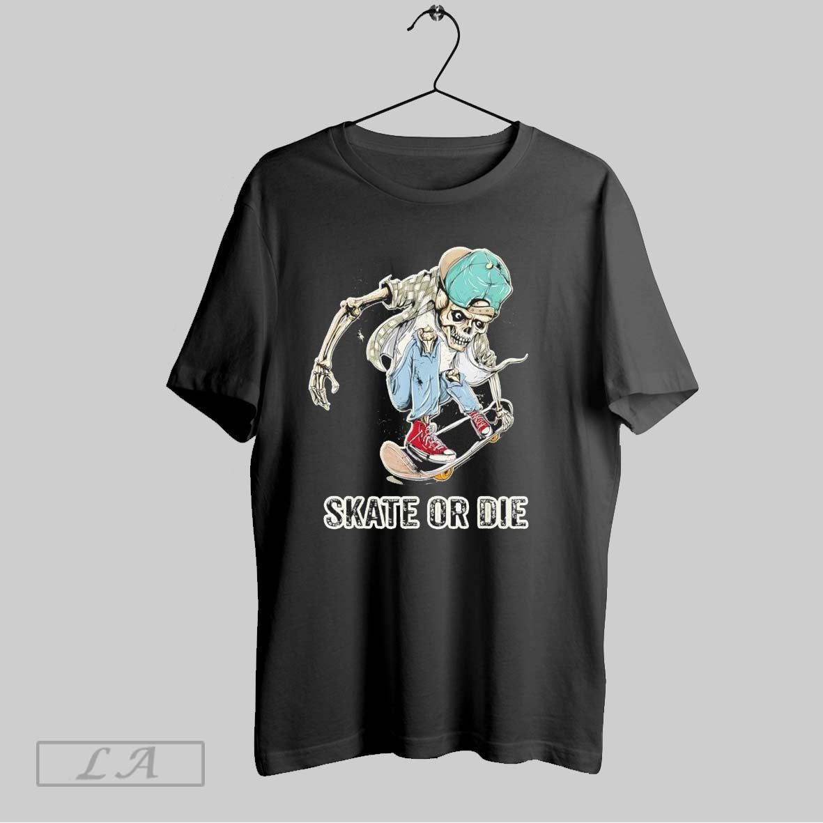 Original Skeleton Skateboarding Skate Or Die Street Style