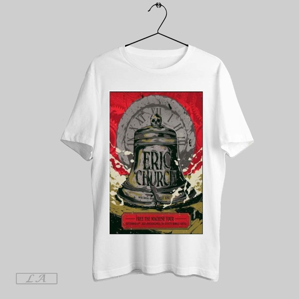 Original Skull Eric Church September 18 2025 Xfinity Mobile Arena Philadelphia