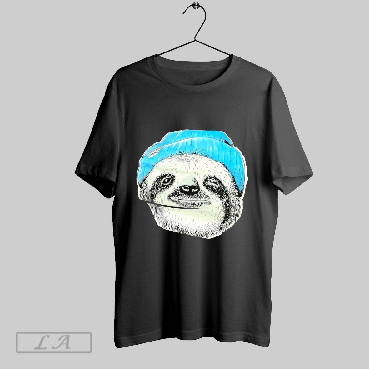 Original Sloth Wearing Beanie