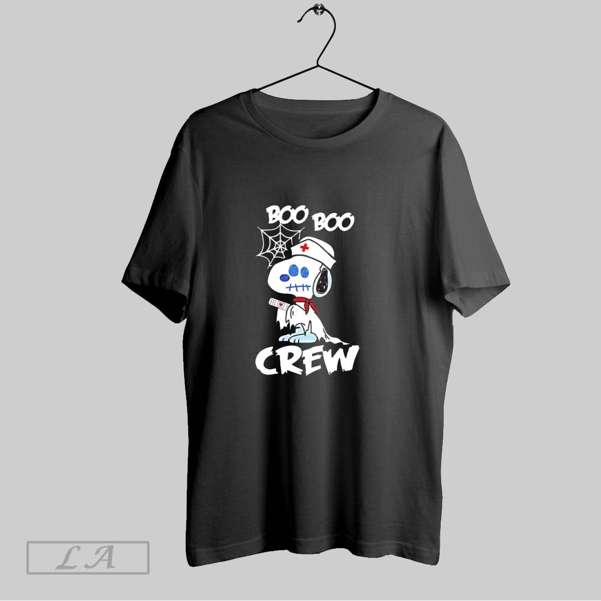 Original Snooy The Peanuts X Boo Boo Crew Nurse Ghost Halloween Cartoon