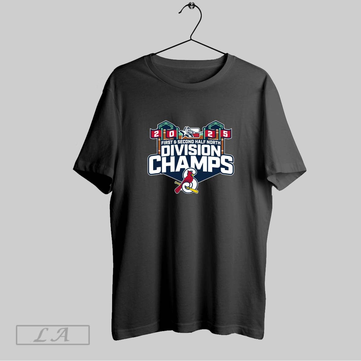 Original Springfield Cardinals 2025 First Second Half North Division Championship Texas League Logo