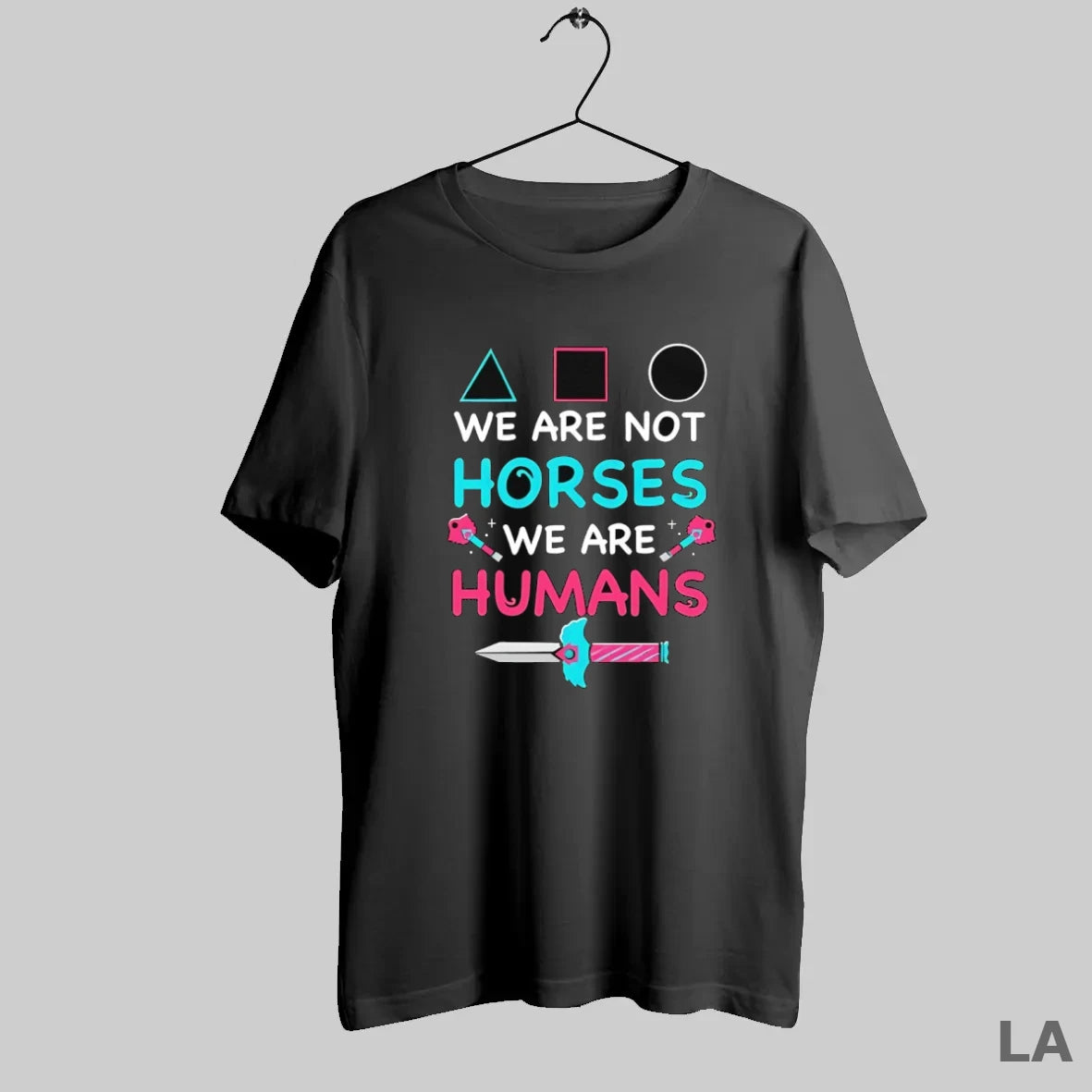 Original Squid Game We Are Not Horses We Are Humans