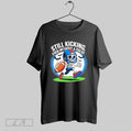 Original Still Kicking Even Without A Pulse Skeleton Football