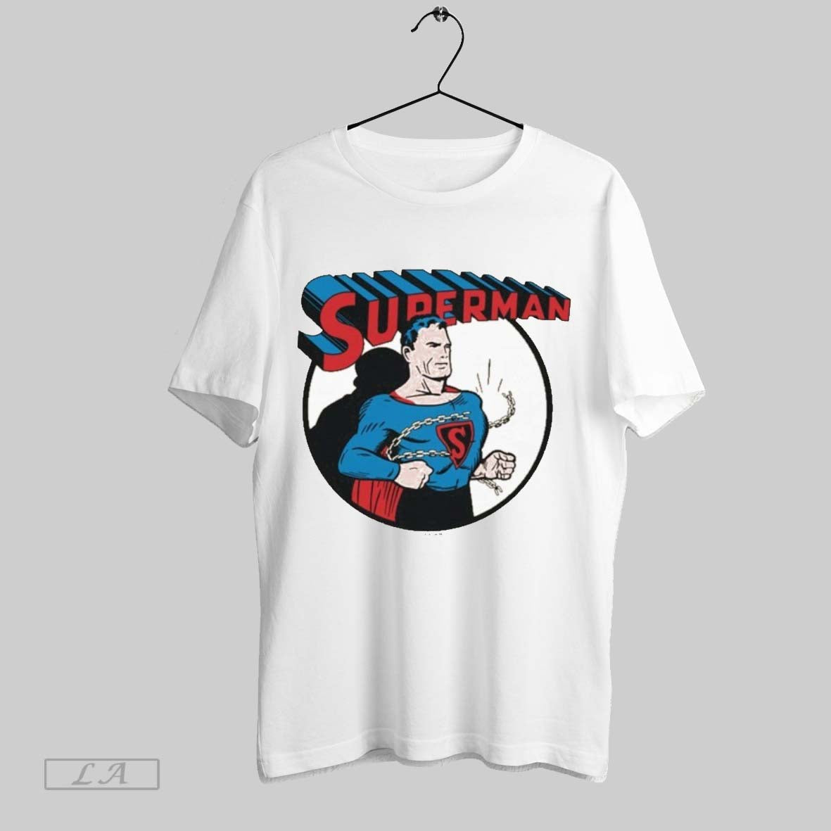 Original Superman Breaking Chains