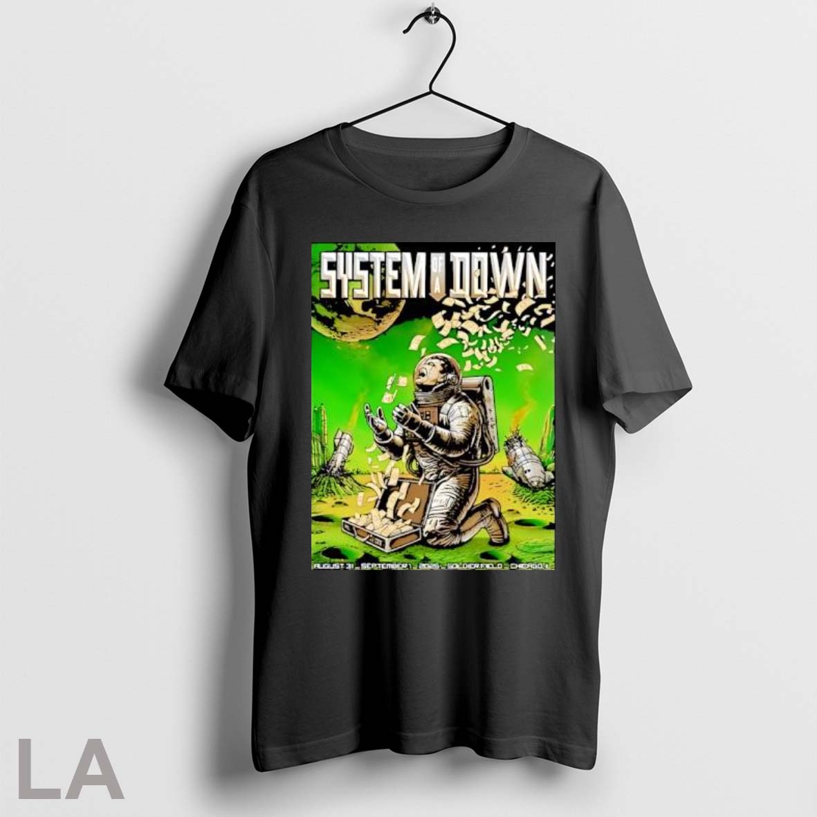Original System Of A Down Chicago Il 2025 Night 2 Venue Poster