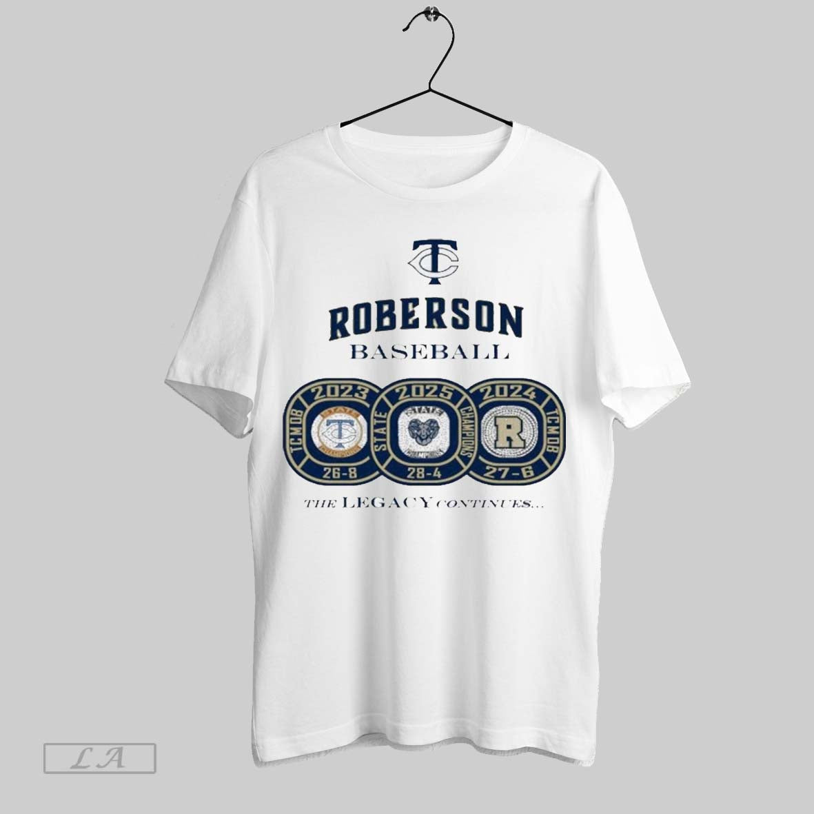 Original T C Roberson Baseball 2023 2025 The Legacy Continues New Unisex