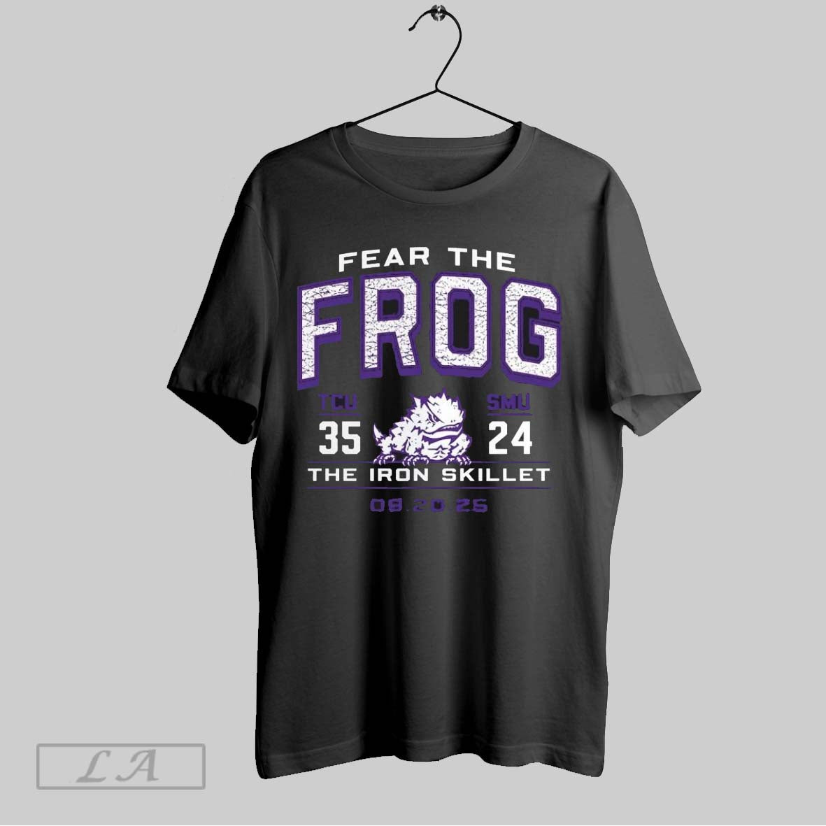 Original Tcu Horned Frogs Fear The Frog Tcu 35 24 Smu The Iron Skille