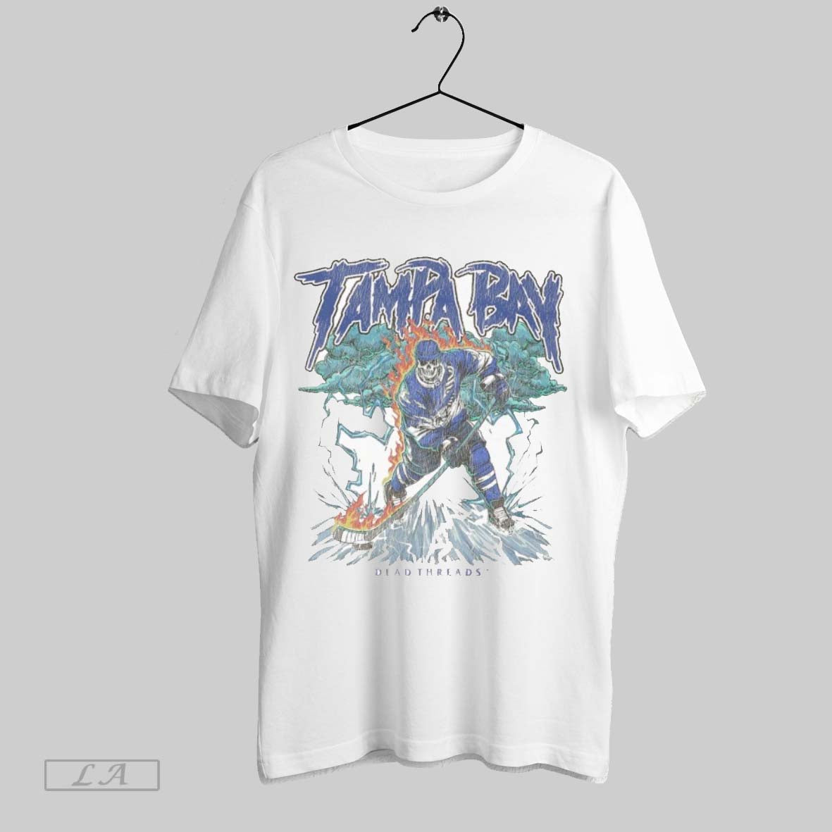 Original Tampa Bay Lightning Dead Threads Skeleton