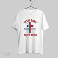 Original Texas Born Blood Bought Heaven Bound Cross