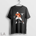 Original Texas Football Kelvin Banks Superstar Pose Player Signature T Shirt