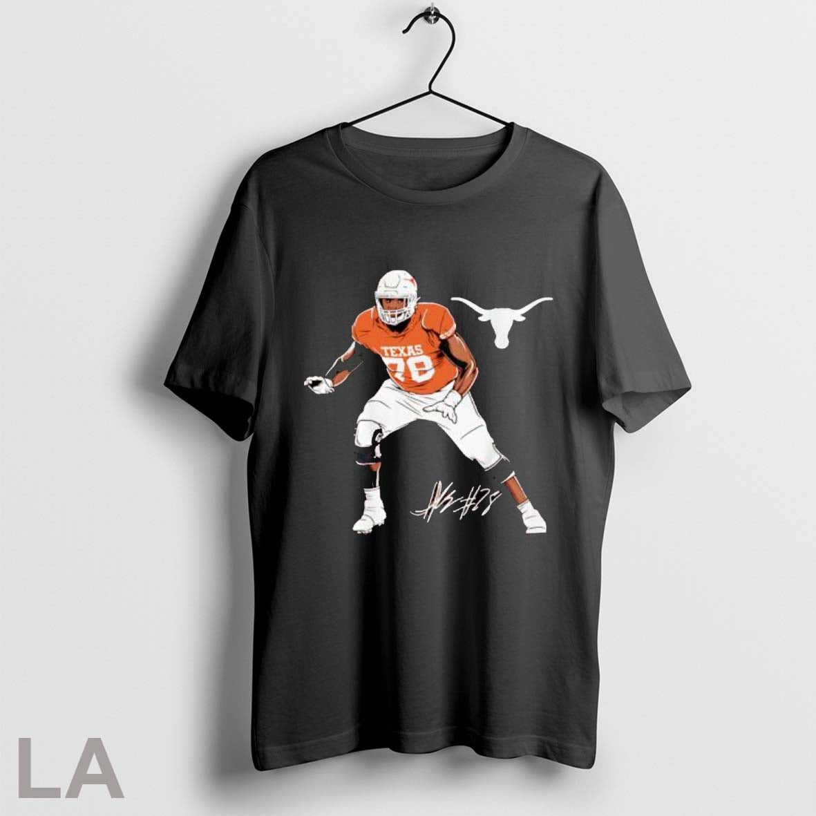 Original Texas Football Kelvin Banks Superstar Pose Player Signature T Shirt