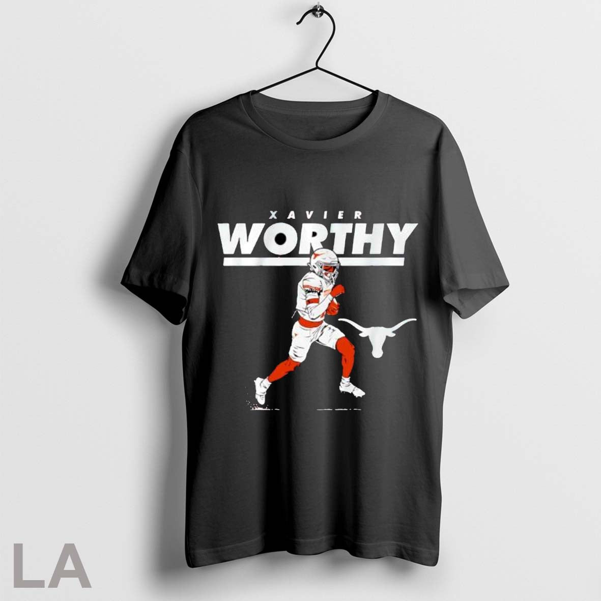 Original Texas Football Xavier Worthy Superstar Pose Player T Shirt