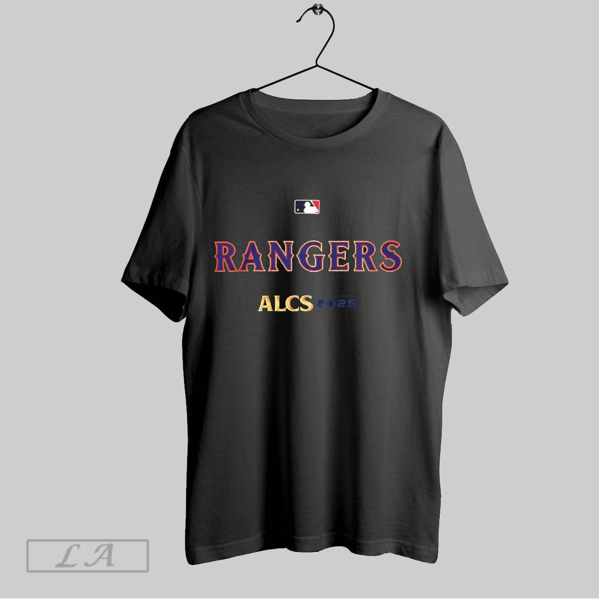 Original Texas Rangers 2025 Alcs American League Baseball Logo V Neck