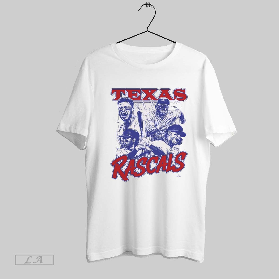 Original Texas Rascals Texas Rangers Mlb Baseball Graphic