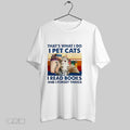 Original Thats What I Do I Pet Cats I Read Books Vintage