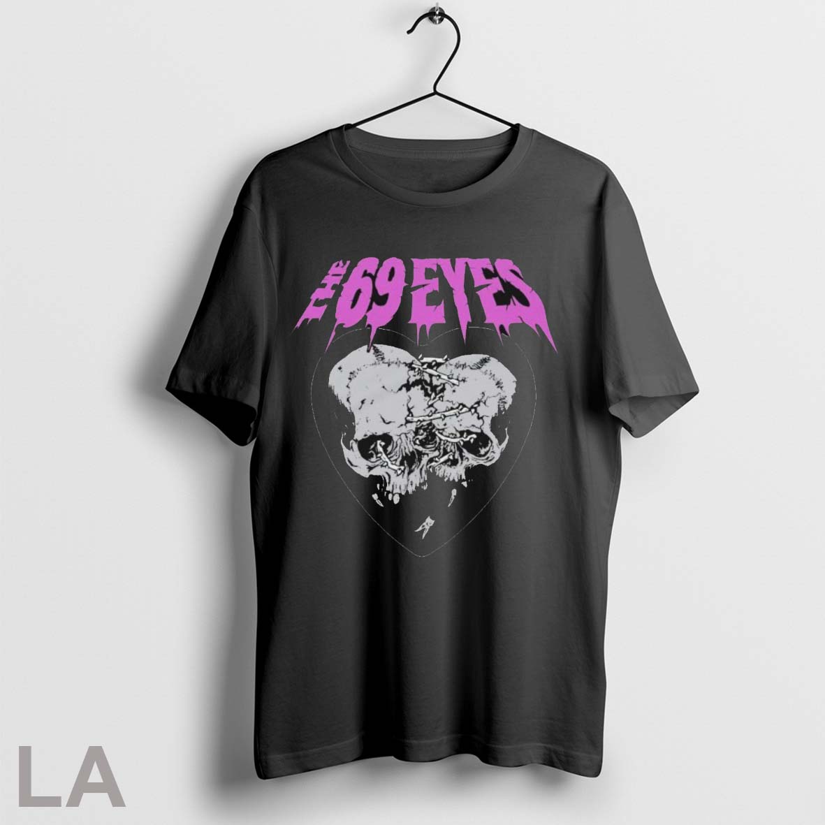 Original The 69 Eyes Together Forever Heart Skull