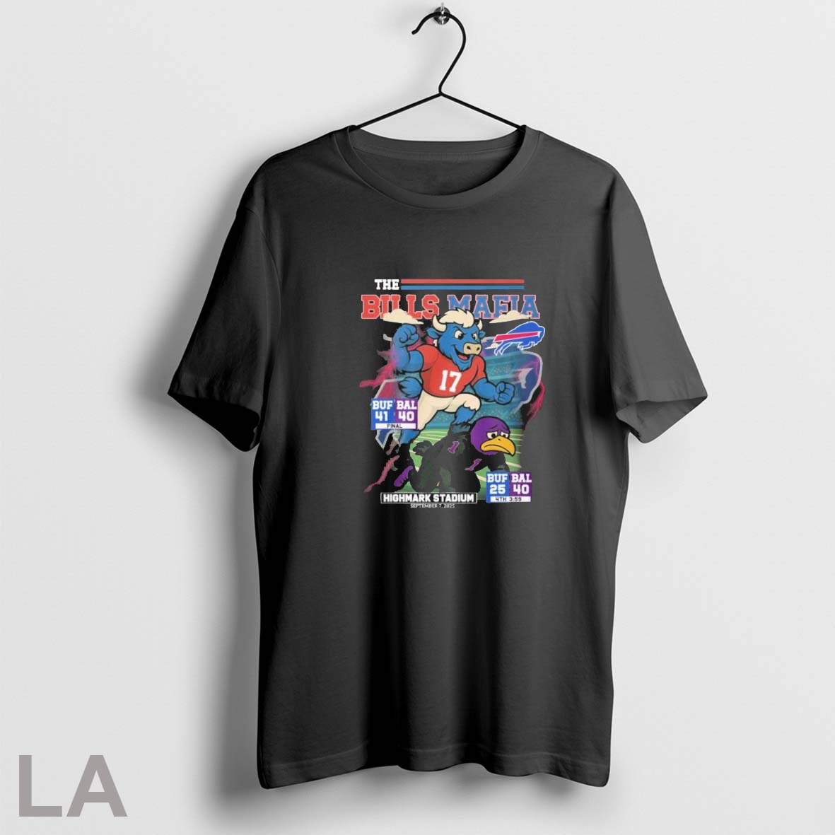 Original The Bills Mafia Buffalo 41 40 Baltimore Final Score Shirt