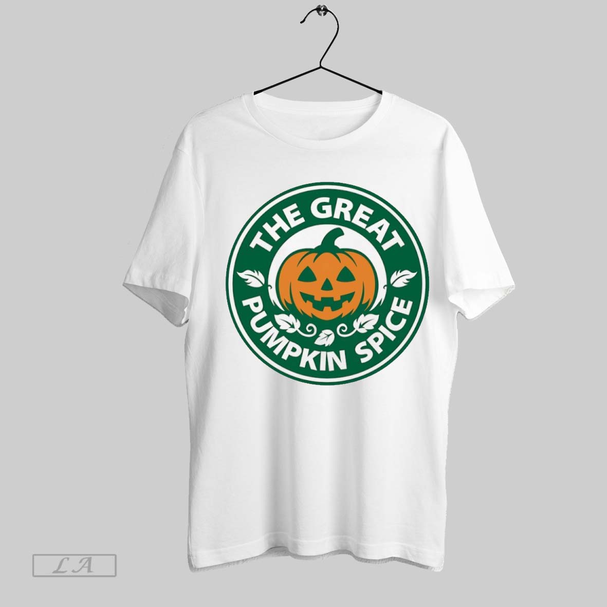 Original The Great Pumpkin Spice Halloween Logo