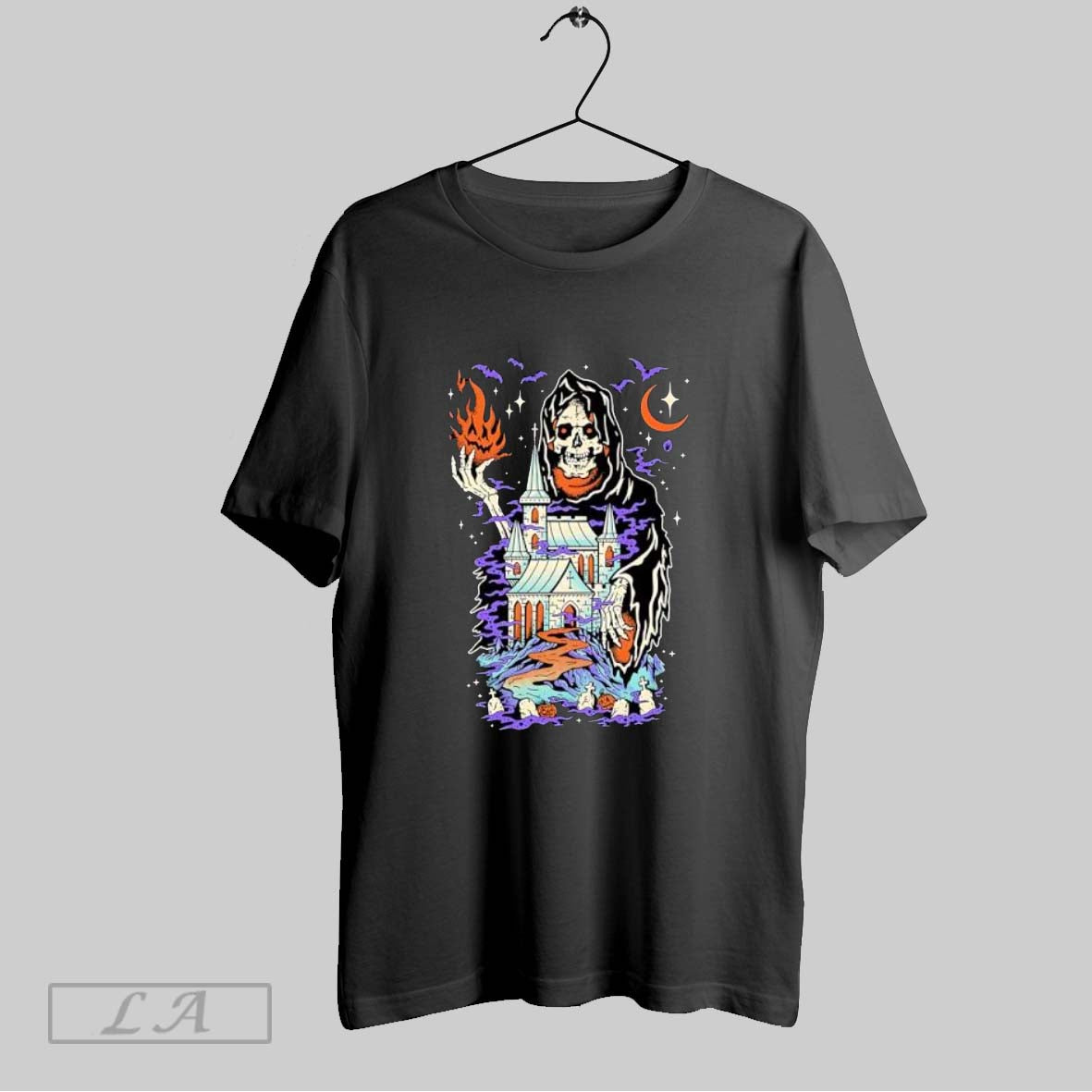 Original The Haunted Castle Death Halloween T Shirt