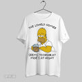 Original The Lonely Homer Seems To Drink At Moes At Night