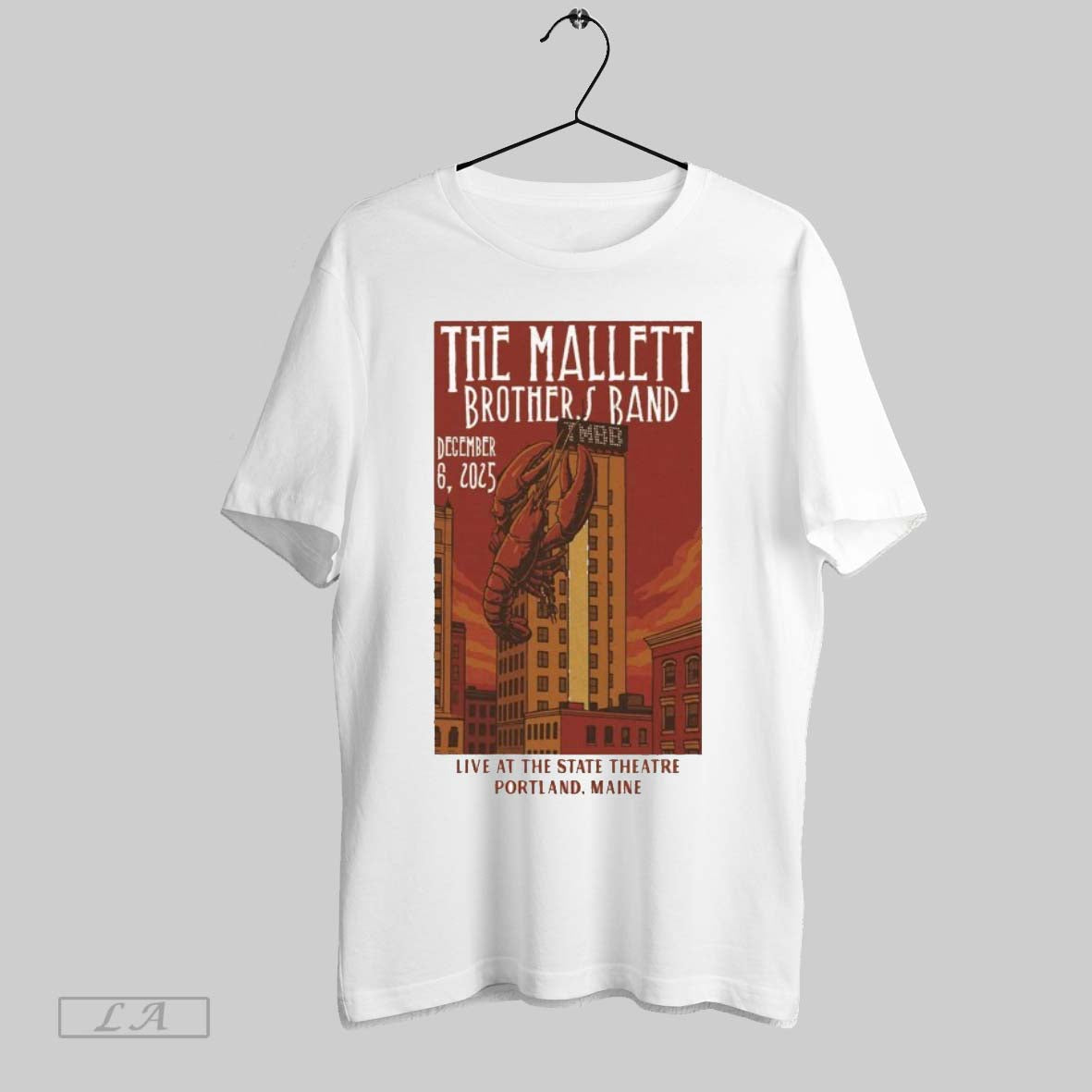 Original The Mallett Brothers Band Portland Me December 6 2025 Tour