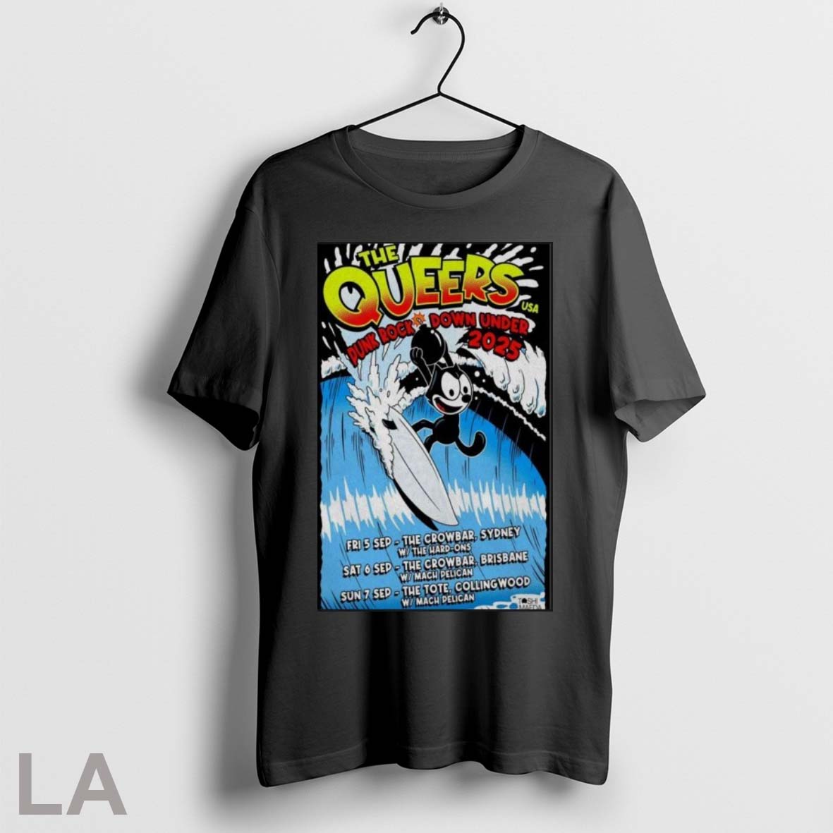 Original The Queers Punk Rock Down Under Usa Tour Australia 2025 Cat Felix