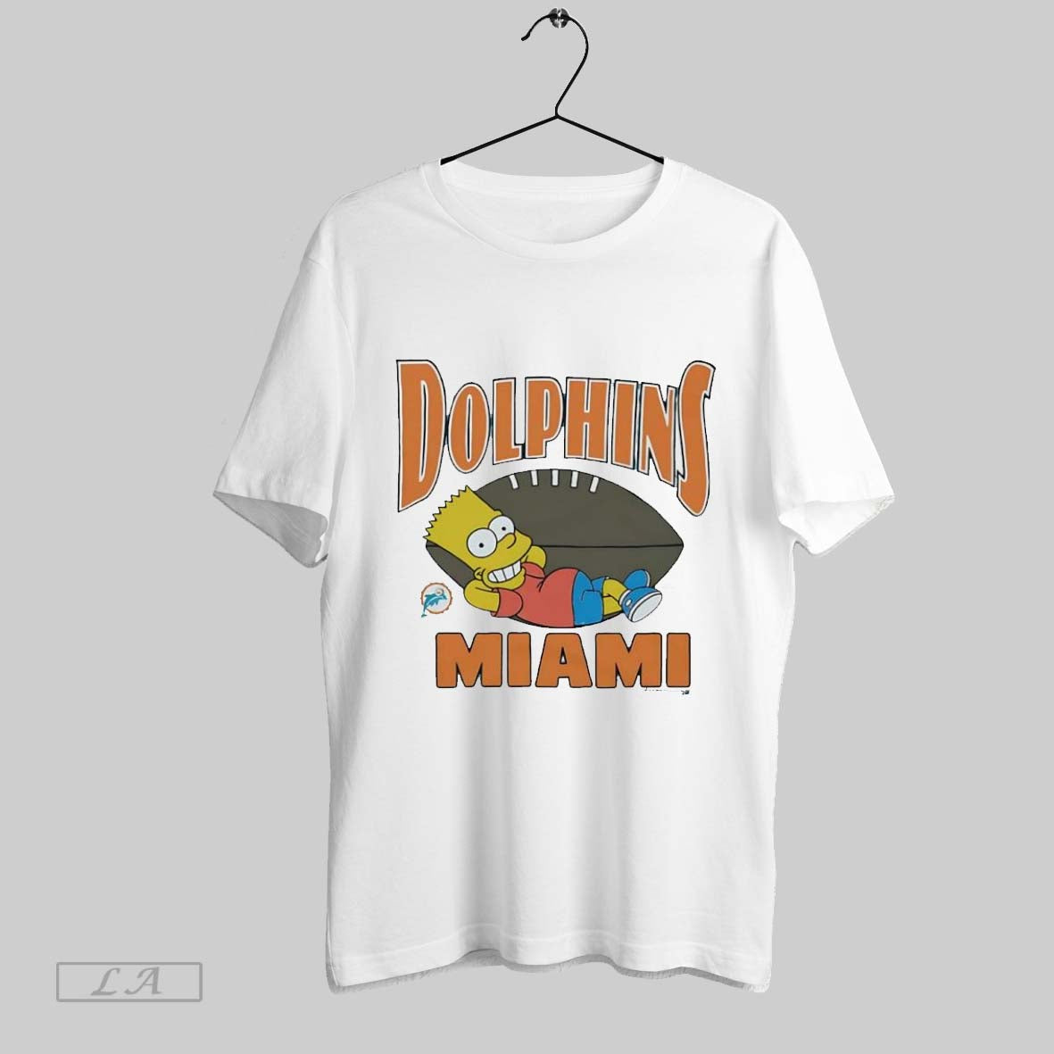 Original The Simpsons Bart X Miami Dolphins