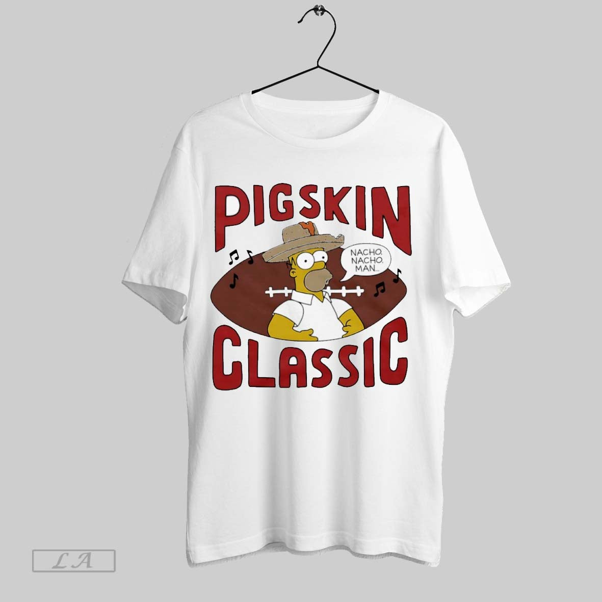 Original The Simpsons Pigskin Classic Nacho Nacho Man