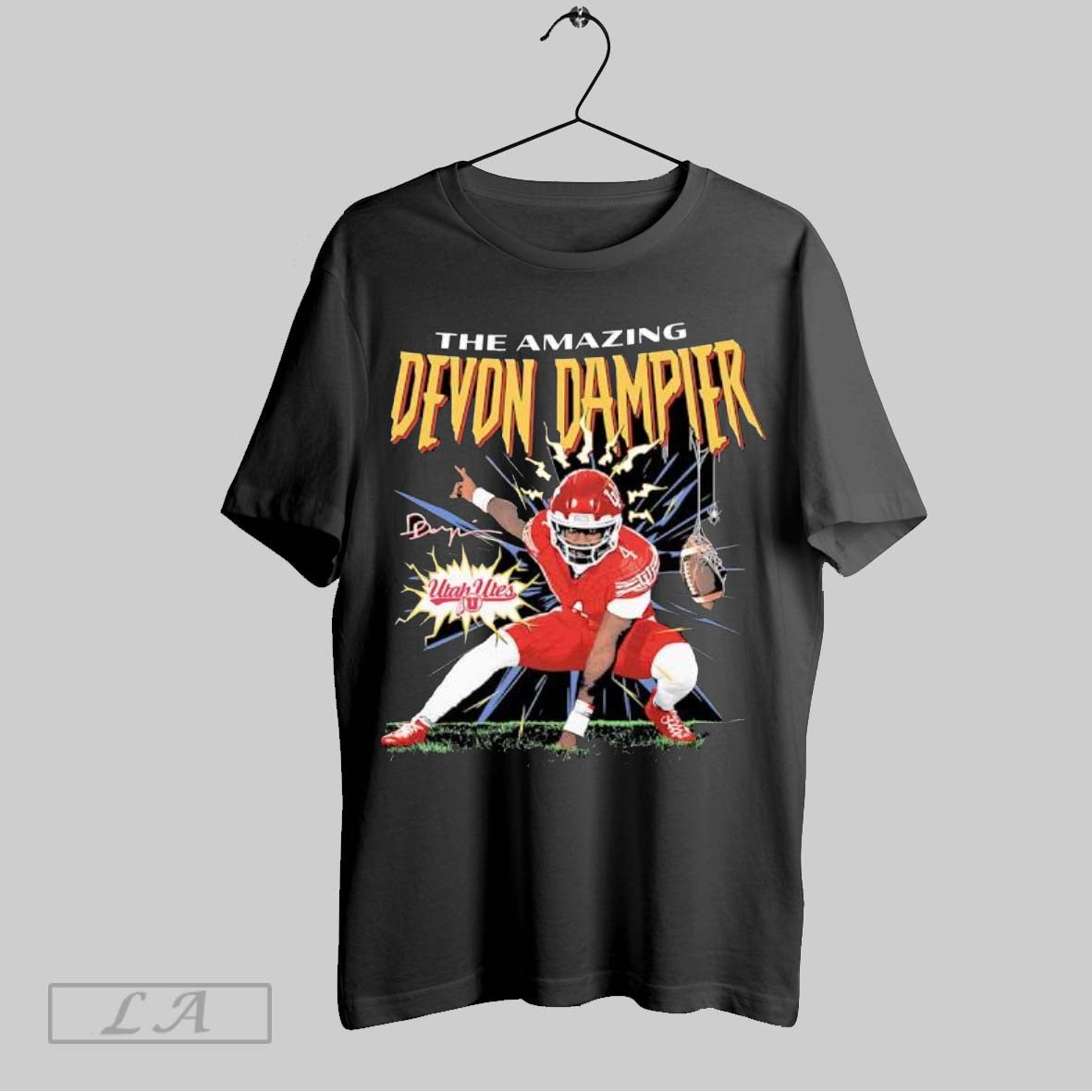 Original The Amazing Devon Dampier Utah Utes Graphic