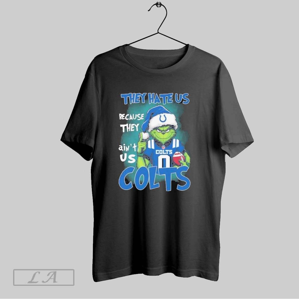 Original They Hate Us Cause They Aint Us Grinch Indianapolis Colts Christmas