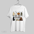 Original Tis The Season Ghost Halloween Pumpkin Spooky Vibes Cat
