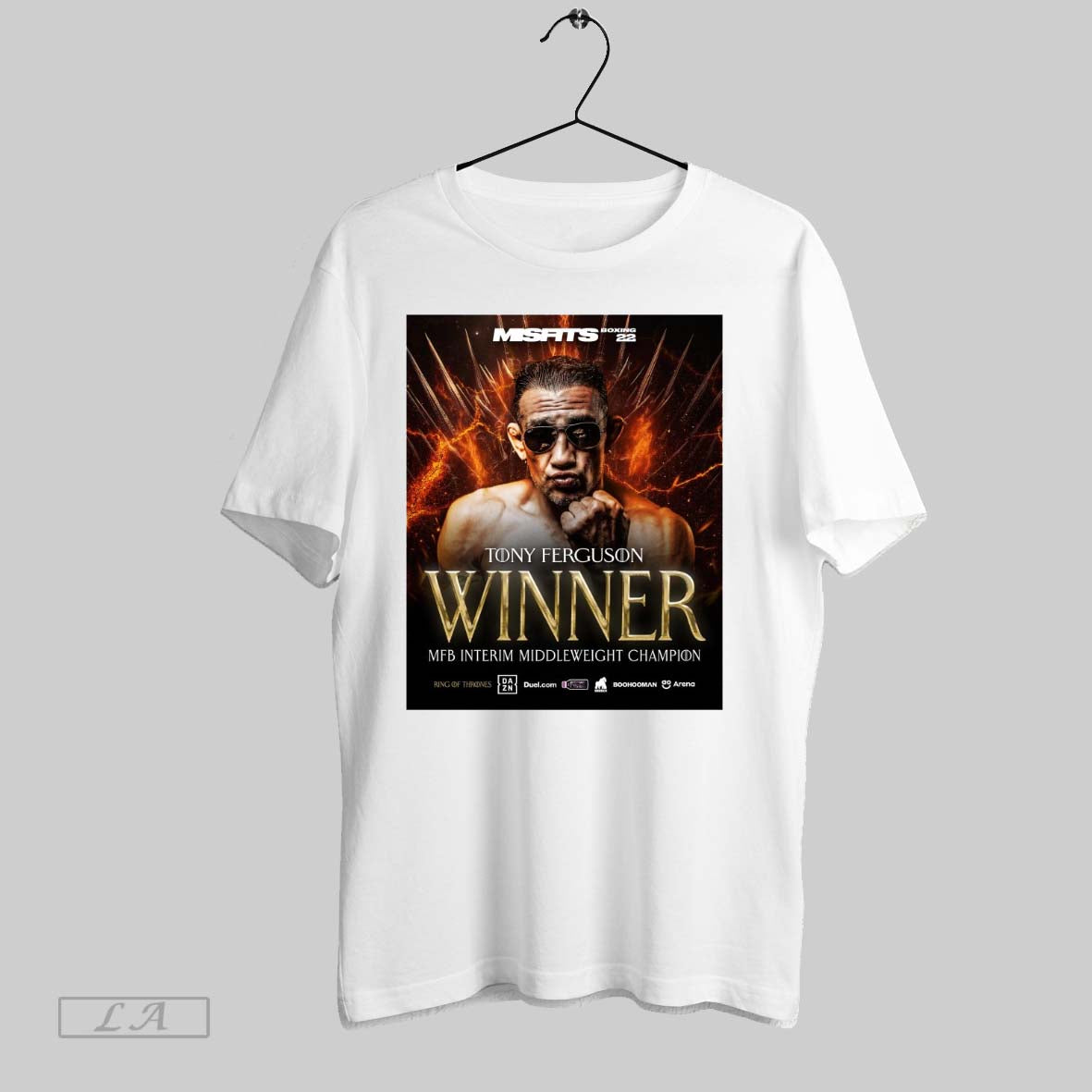Original Tony Ferguson Defeats Salt Papi Winner Mfb Interim Middleweight Champions 2025 Poster