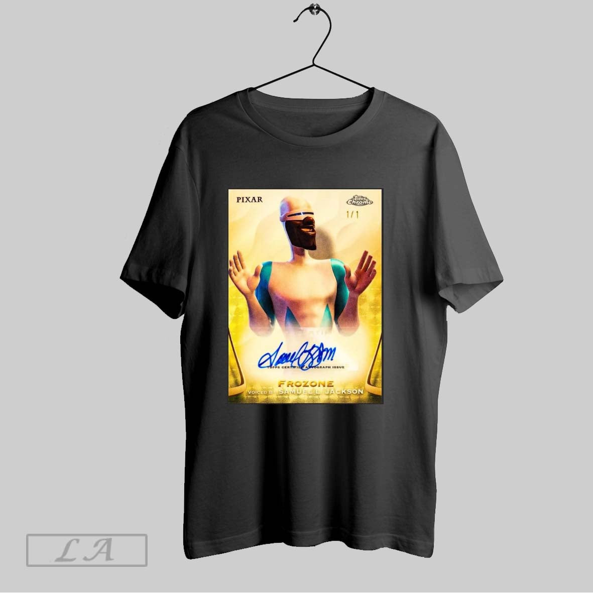 Original Topps Certified Autograph Issue Frozone Voiced Samuel L Jackson Signature Unisex