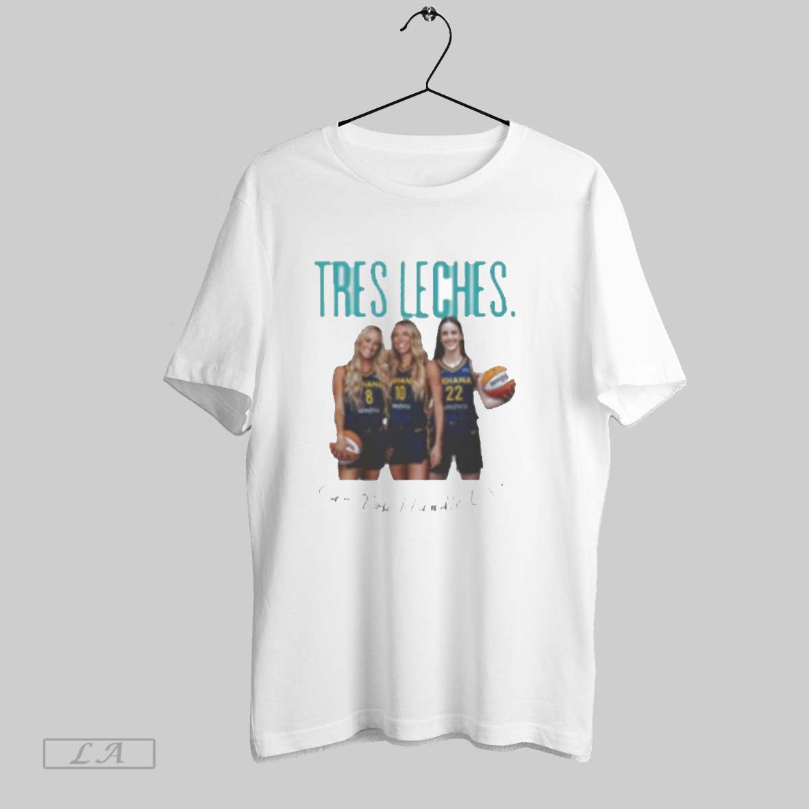 Original Tres Leches Lexie Hull Sophie Cunningham Caitlin Clark Step Sisters Indiana Fever
