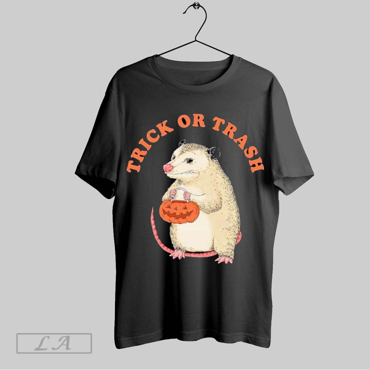 Original Trick Or Trash Rat Halloween