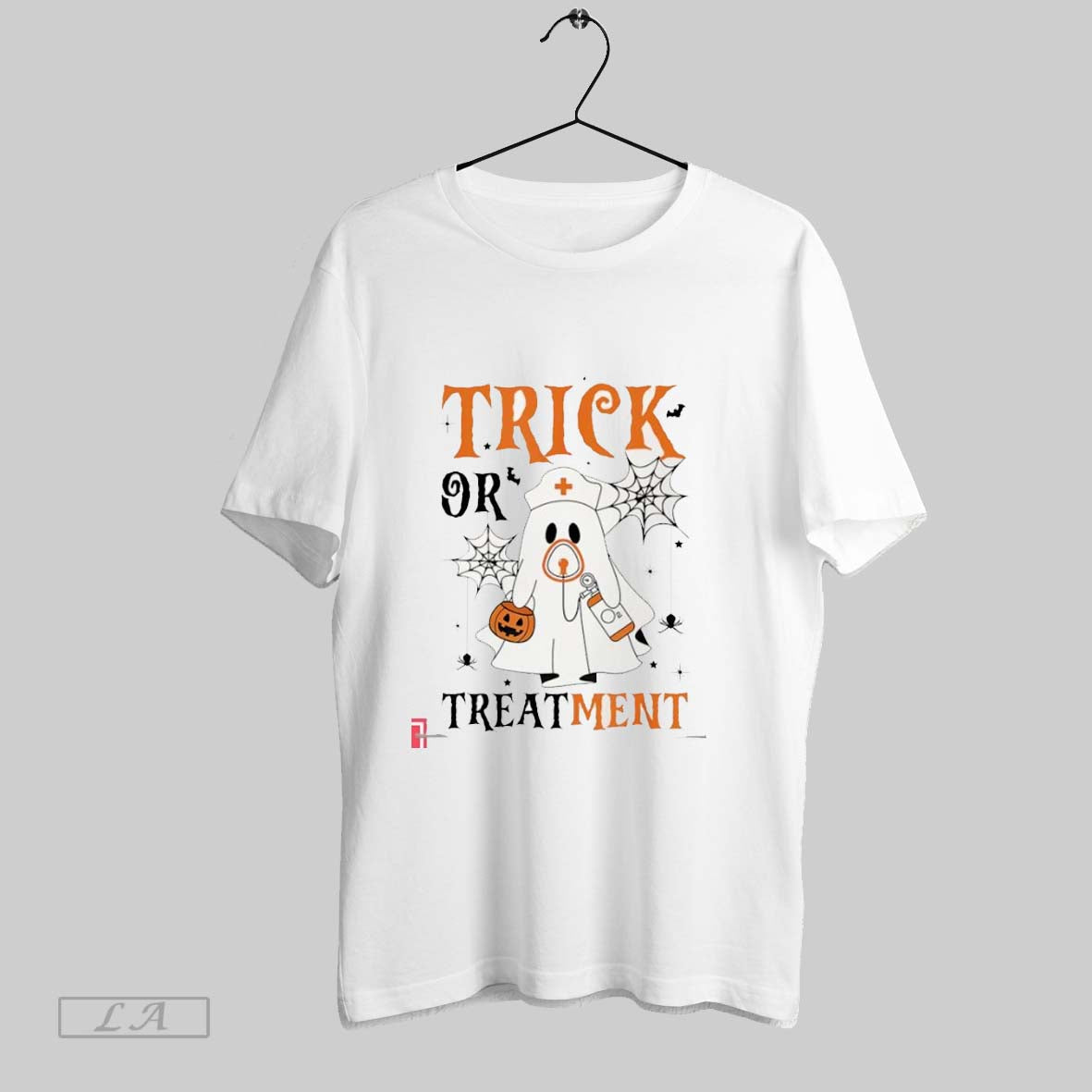 Original Trick Or Treatment Nurse Ghost Halloween