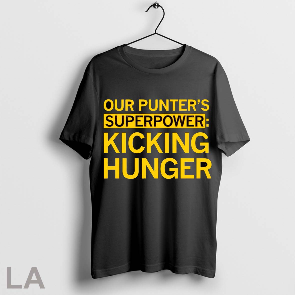 Original Tyler Perkins Our Punters Superpower Kicking Hunger T Shirt