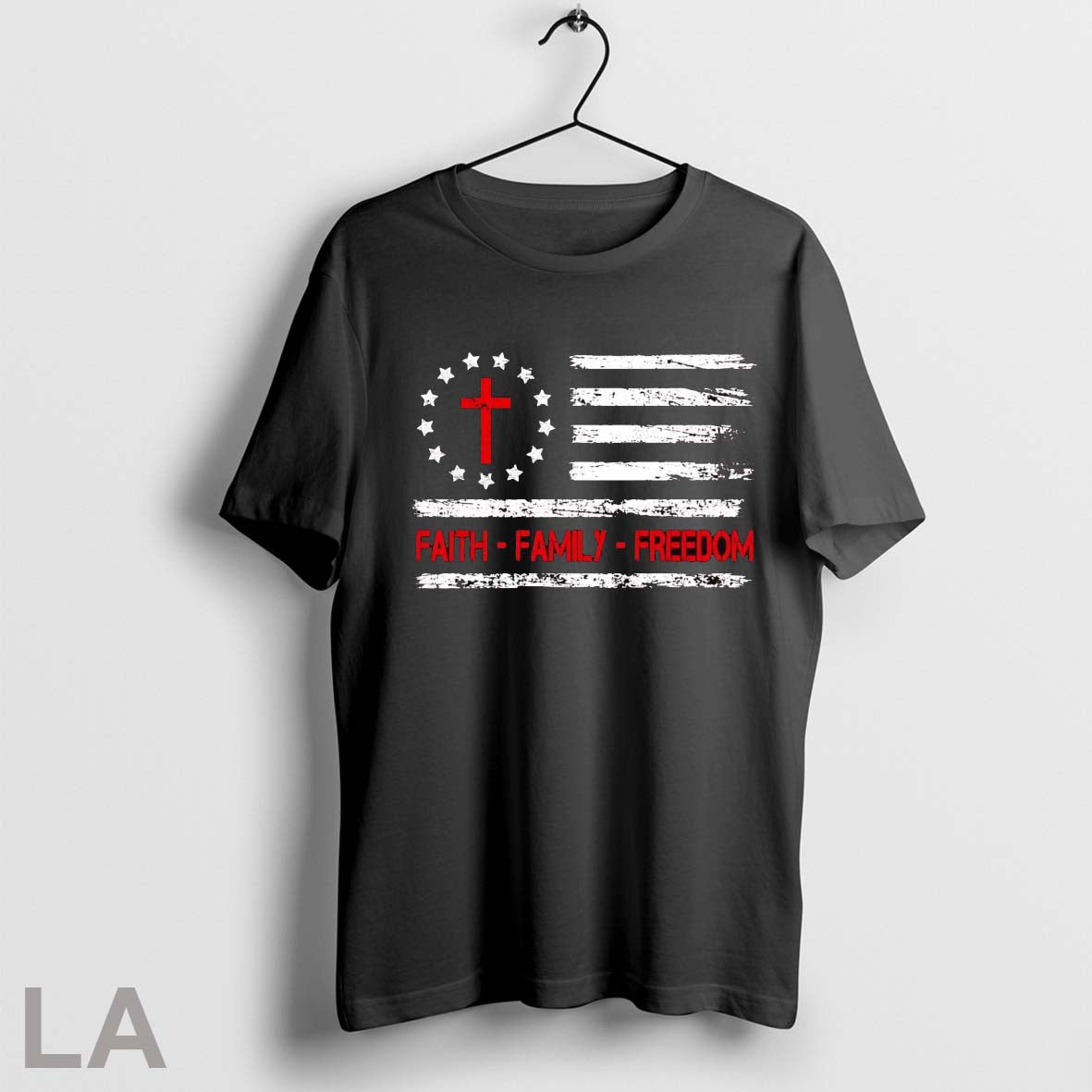 Original Us Christian Flag Faith Family Freedom