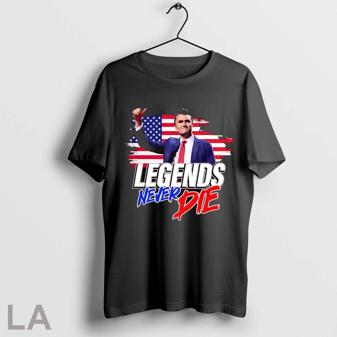 Original Us Flag Legends Never Die Charlie Kirk