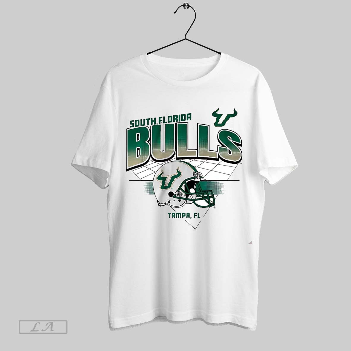 Original Usf Bulls Helmet Grid