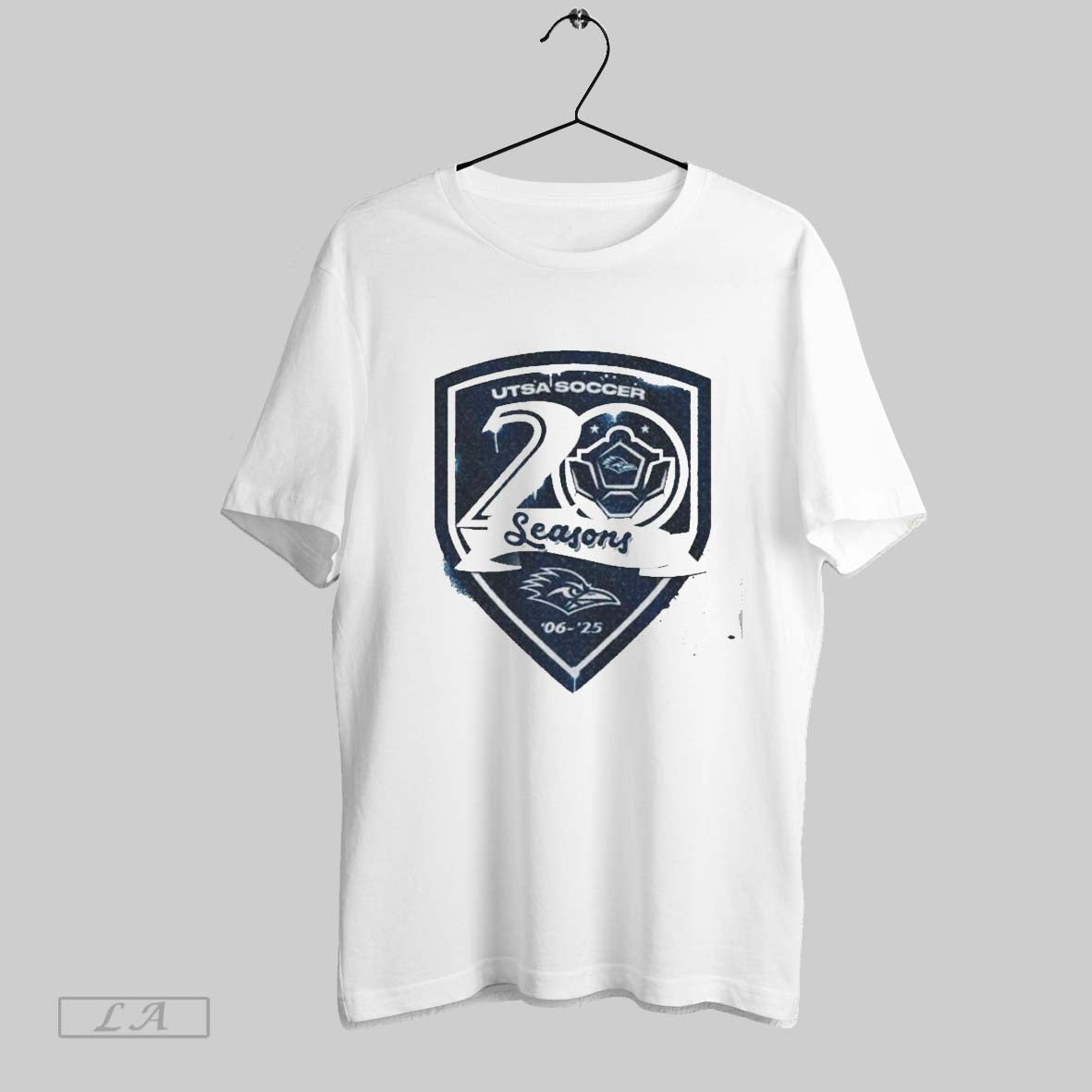 Original Utsa Roadrunners Soccer 20 Seasons 2025 Logo