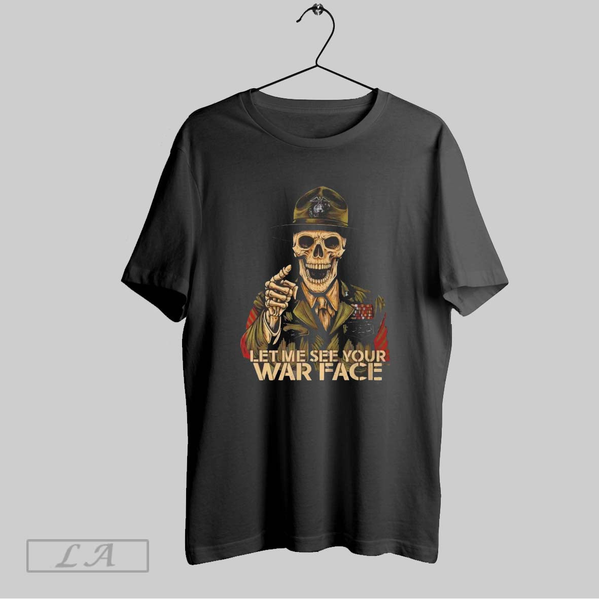 Original Veteran Skeleton Let Me See Your War Face