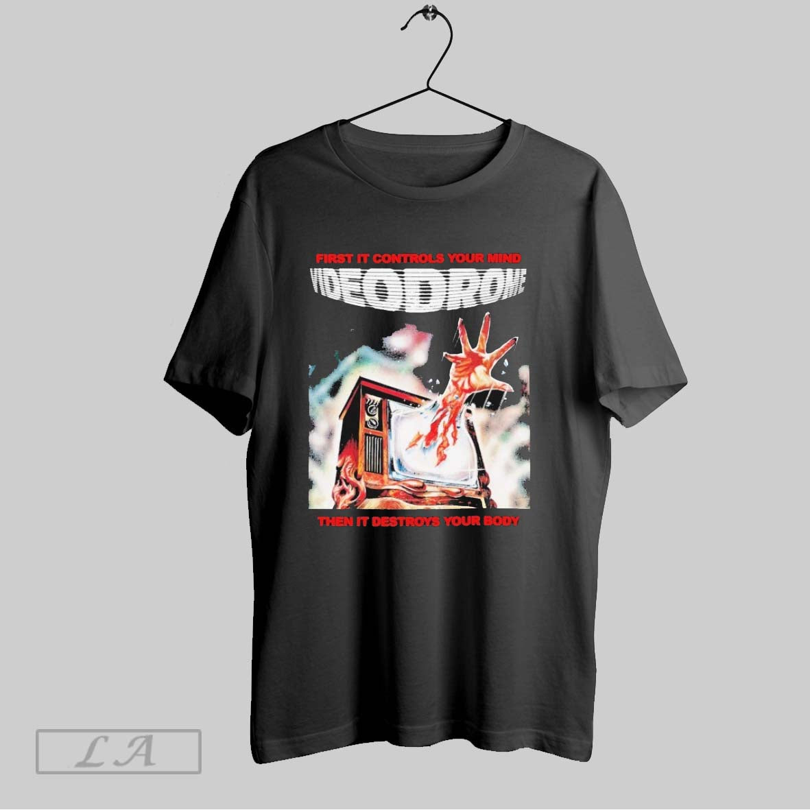 Original Videodrome First It Controls Your Mind Then It Destroys Your Body